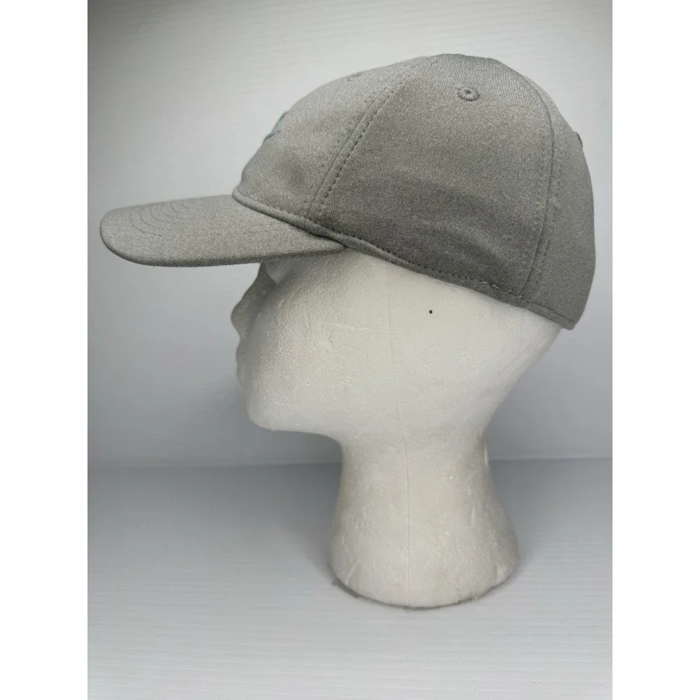 Nike Dri-FIT Gray Kids Ponytail Hat Cap 4/6X Stretch Fit Multicolor Logo